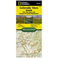 Trails Illustrated Map: Colorado Trail East: Colorado 14Ers South: San Juan, Ealk, And Sangre De Cristo Mountains