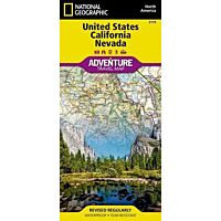 Adventure Map: California And Nevada