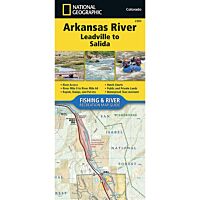 Fishing And River Map: Arkansas River: Leadville To Salida