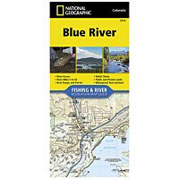 Fishing And River Map: Blue River