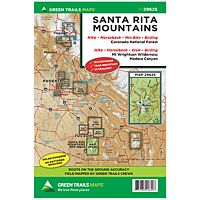Santa Rita Mountains Ultralight Recreational Map