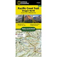 Trails Illustrated Map: Pacific Crest Trail: Oregon North: Cascade Locks To Willamette Pass