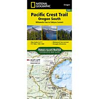 Trails Illustrated Map: Pacific Crest Trail: Oregon South: Willamette Pass To Siskiyou Summit