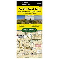 Trails Illustrated Map: Pacific Crest Trail: San Jacinto And Laguna Mtns: San Gorgonio Pass To Mexico