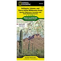 Trails Illustrated Map: Hellsgate, Salome, and Sierra Ancha Wilderness Areas: Apache-Sitgreaves, Coconino 