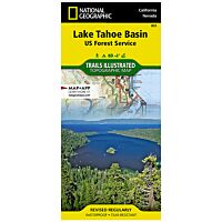 Trails Illustrated Map: Lake Tahoe Basin: Us Forest Service