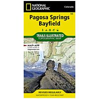 Trails Illustrated Map: Pagosa Springs/Bayfield