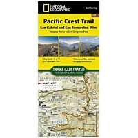 Trails Illustrated Map: Pacific Crest Trail: San Gabriel And San Bernardino Mountains: Vasquez Rocks To San Gorgonio Pass
