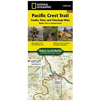 Trails Illustrated Map: Pacific Crest Trail: Scodie, Piute, And Tehachapi Mountains: Walker Pass To Vasquez Rocks