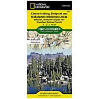 Trails Illustrated Map: Carson-Iceberg, Emigrant, and Mokelumne Wilderness Areas - Eldorado, Humboldt-Toiyabe, and Stanislaus National Forests
