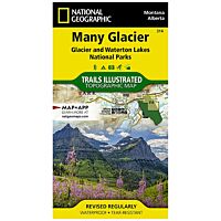 Trails Illustrated Map: Many Glacier - Glacier/Waterton Lakes National Parks
