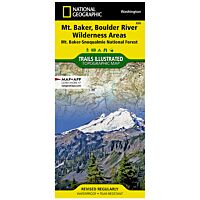 Trails Illustrated Map: Mount Baker and Boulder River Wilderness Areas - Mt. Baker-Snoqualmie National Forest - 2020 Edition