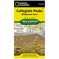 Trails Illustrated Map: Collegiate Peaks Wilderness Area - 2019 Edition