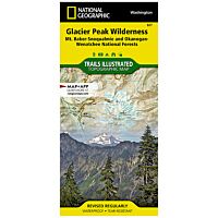 Trails Illustrated Map: Glacier Peak Wilderness - Mt. Baker-Snoqualmie And Okanogan-Wenatchee National Forests - 2020 Edition