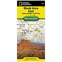 507 - Trails Illustrated Map: Moab East: Dewey Bridge, Sand Flats