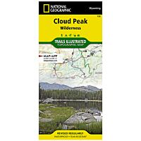 720 - Trails Illustrated Map: Cloud Peak Wilderness - 2019 Edition