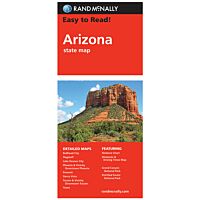 Rand McNally: Easy To Read: Arizona State Map - 2017 Edition