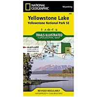 305 - Trails Illustrated Map: Yellowstone Lake - Yellowstone National Park SE - 2019 Edition