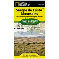 138 - Trails Illustrated Map: Sangre De Cristo Mountains - Great Sand Dunes National Park & Preserve - 2019 Edition