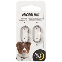 Microlink Pet Tag Carabiner - 2 Pack