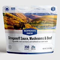 Stroganoff Sauce, Mushrooms and Beef - Single Serving